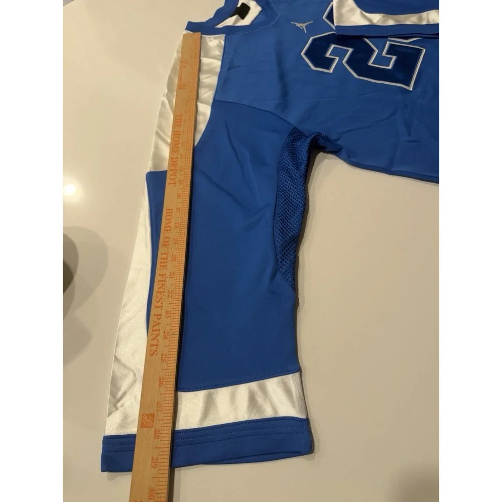 Jordan Brooklyn Oversized Hockey Jersey Sport Blue Sail HV0109-459 Mens M